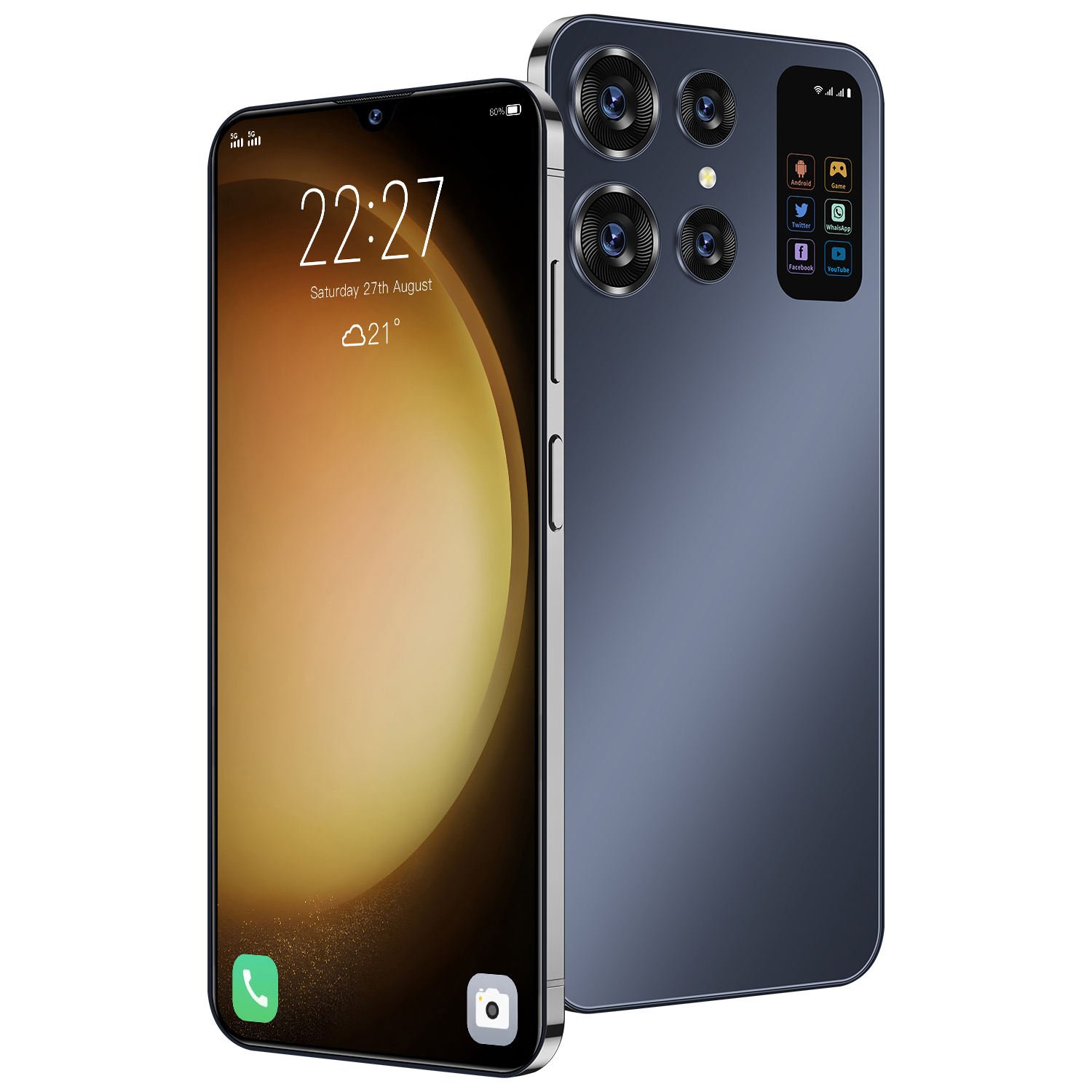 Android8.1 Smart Cell Phone Mobile Phone HD Quad Core New Smartphone Hot Cheap Original S24 Ultra 3G 2MP 5MP Infinix Smart 7 Hd